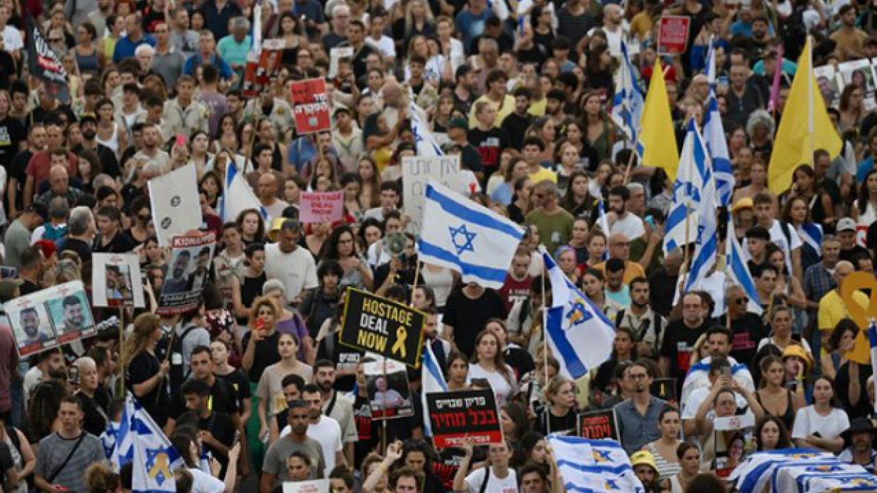 Foto - İsrail'de hayat durdu! 32 kişi gözaltında Çanlar Netanyahu için çalıyor