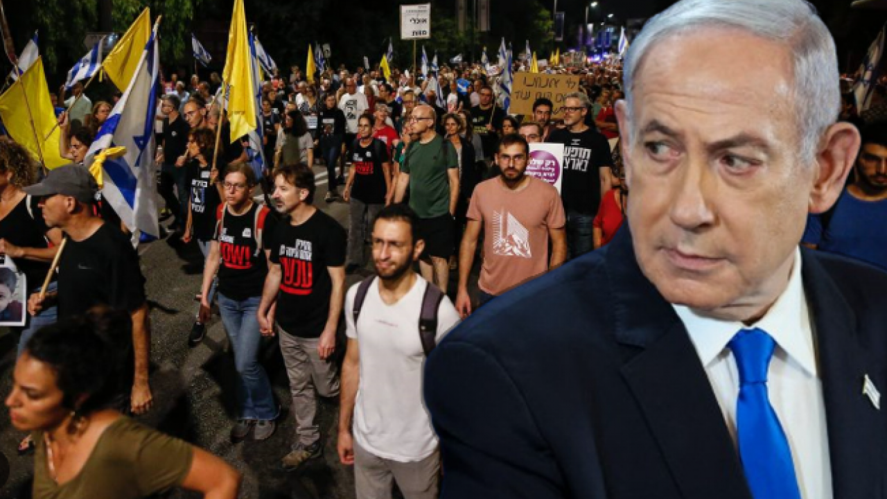 Foto - İsrail'de hayat durdu! 32 kişi gözaltında Çanlar Netanyahu için çalıyor