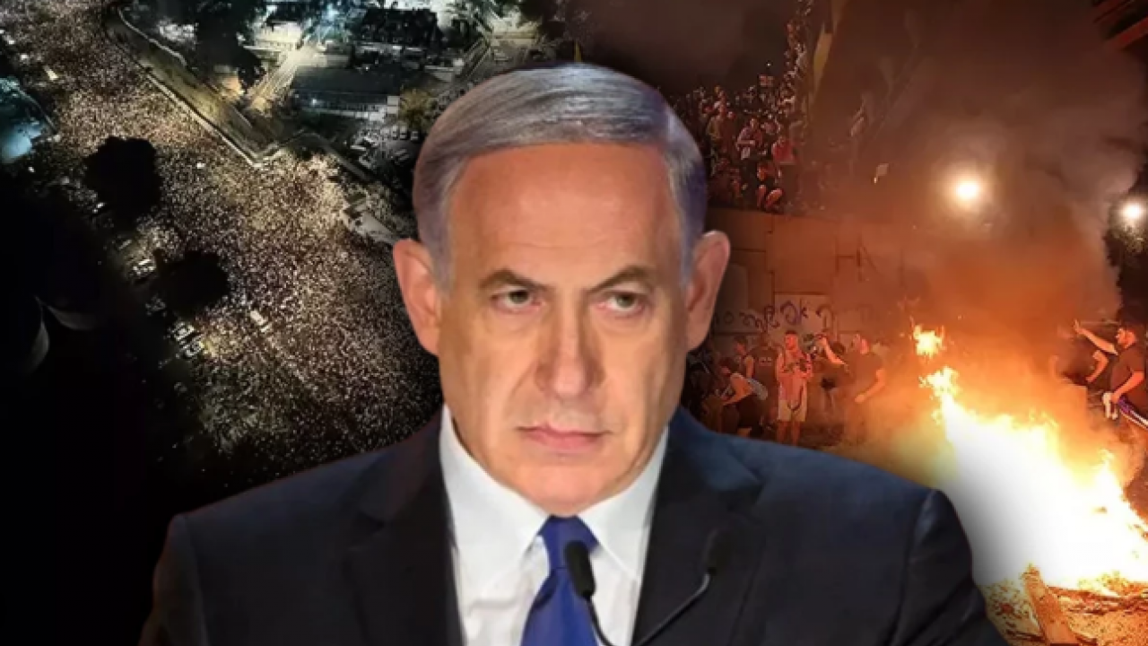 Foto - İsrail'de hayat durdu! 32 kişi gözaltında Çanlar Netanyahu için çalıyor