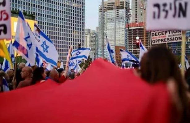 Foto - İsrail'de katil Netanyahu'ya öfke seli