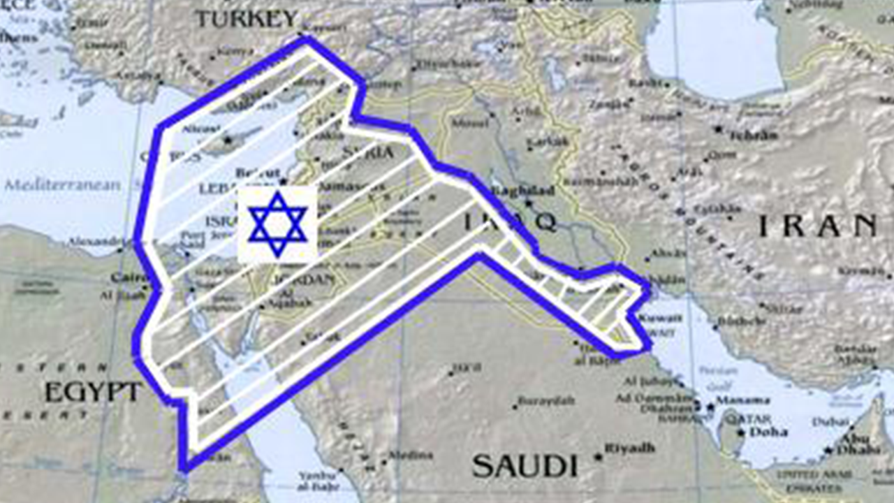 Foto - İsrail'den 'Vadedilmiş topraklar' açıklaması! İşgal edecekleri 6 ülkeyi dünyaya duyurdular