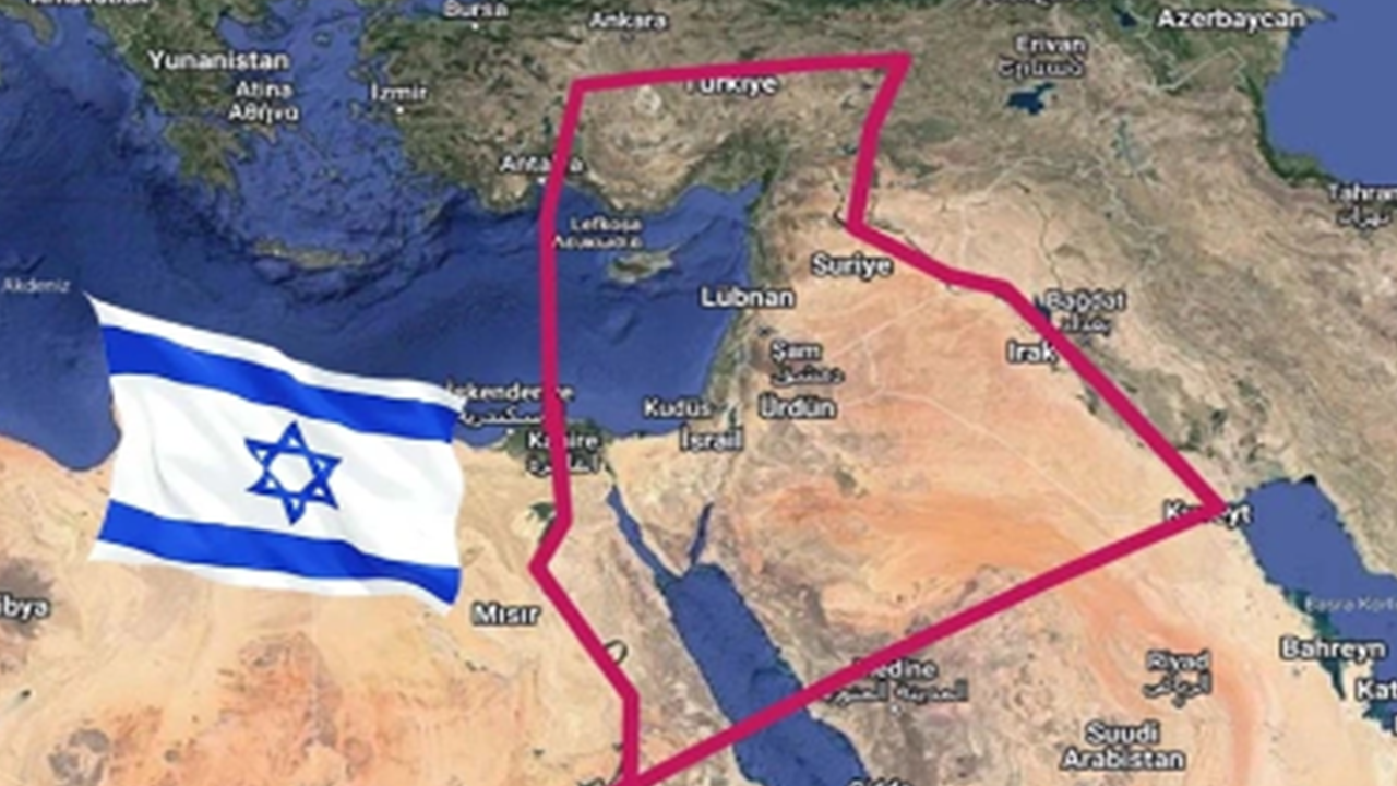 Foto - İsrail'den 'Vadedilmiş topraklar' açıklaması! İşgal edecekleri 6 ülkeyi dünyaya duyurdular