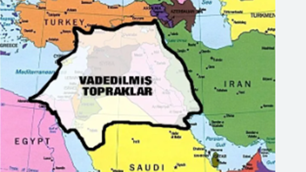 Foto - İsrail'den 'Vadedilmiş topraklar' açıklaması! İşgal edecekleri 6 ülkeyi dünyaya duyurdular