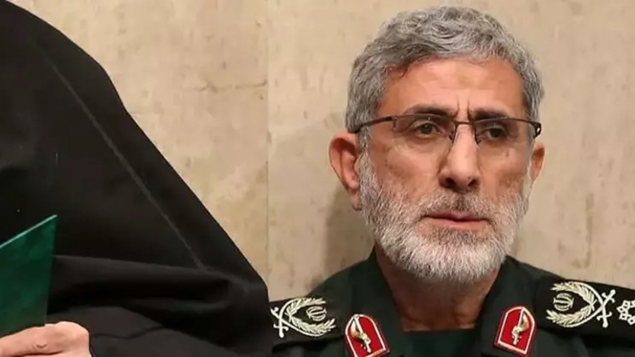 'İsrail'e kaçtı, ortadan kayboldu' deniyordu! Ve İranlı komutan İsmail Kaani'den olay hamle geldi