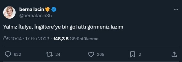 Foto - İsrail’in Filistin’deki hastane saldırısının ardından Berna Laçin’den insanlık dışı paylaşım