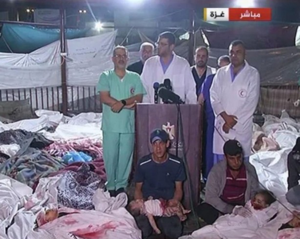 Foto - İsrail’in Filistin’deki hastane saldırısının ardından Berna Laçin’den insanlık dışı paylaşım