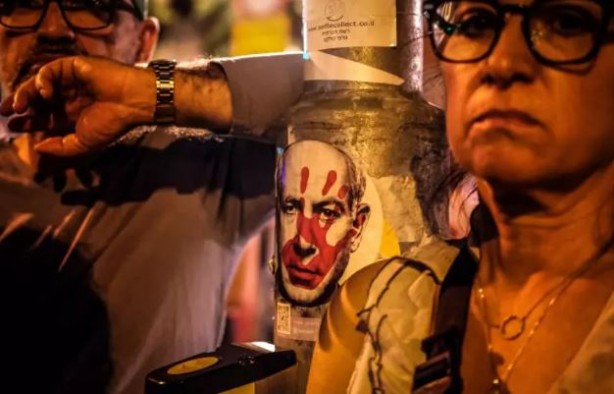 Foto - İsrailli vatandaşlardan Hamas'a Netanyahu çağrısı!