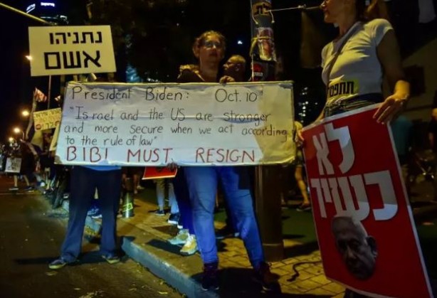 Foto - İsrailli vatandaşlardan Hamas'a Netanyahu çağrısı!