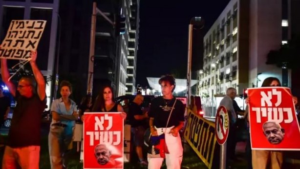 Foto - İsrailli vatandaşlardan Hamas'a Netanyahu çağrısı!