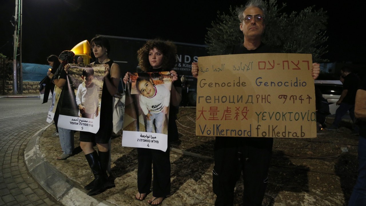 Foto - İsrailliler de Filistinli şehitler için sokağa indi...