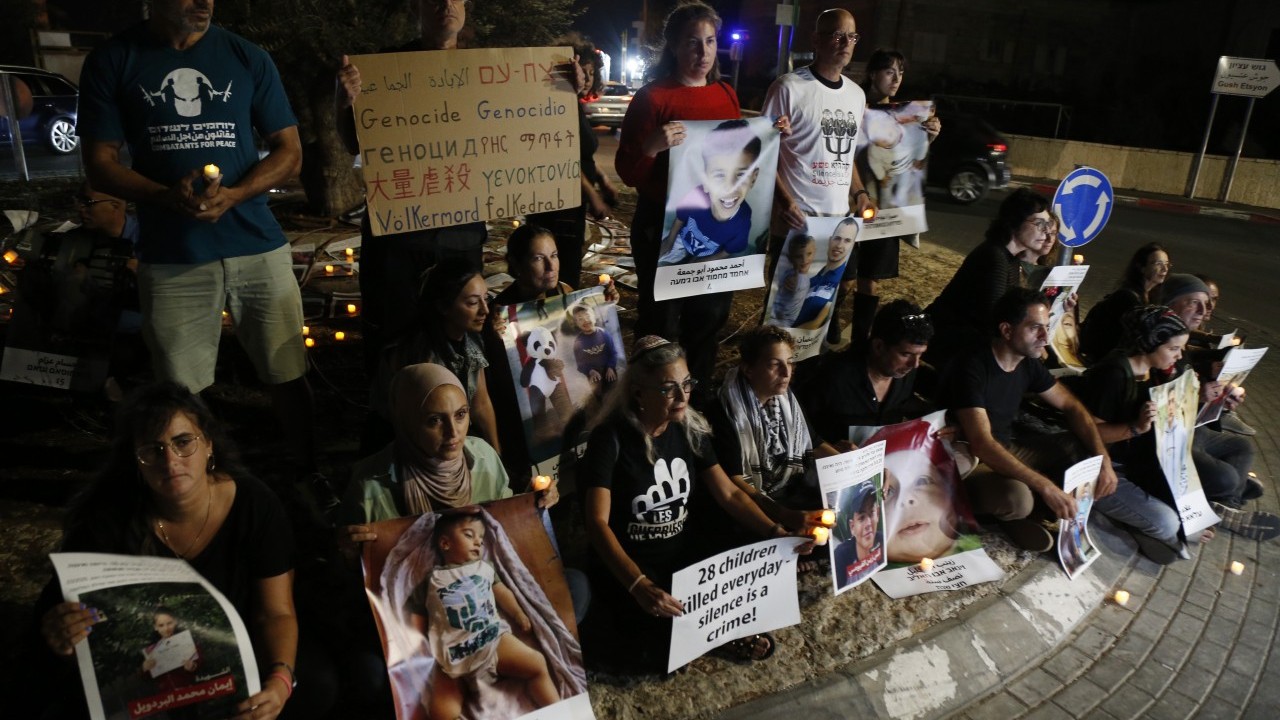 Foto - İsrailliler de Filistinli şehitler için sokağa indi...