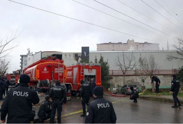İstanbul Ataşehir’de korkutan yangın