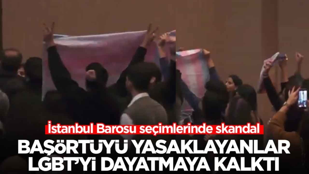 İstanbul Barosu seçimlerinde skandal: Başörtüyü yasaklayanlar, LGBT’yi dayatmaya kalktı