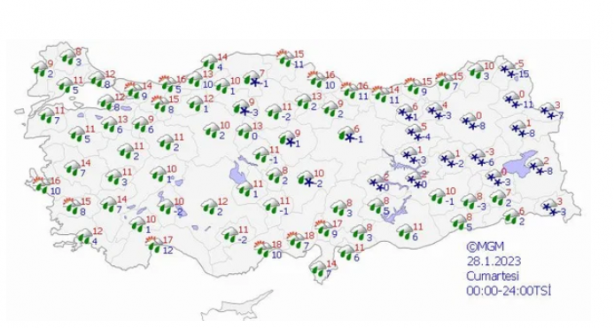 Foto - İstanbul başta olmak üzere Türkiye donacak! Kar yağışı geliyor