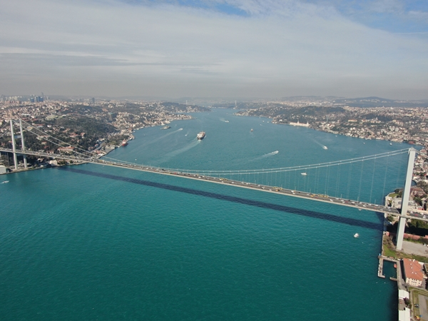 Foto - İstanbul Boğazı'nda muhteşem görüntü!