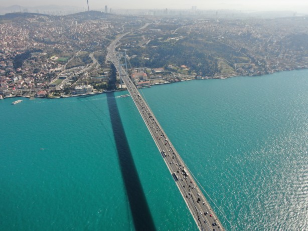 Foto - İstanbul Boğazı'nda muhteşem görüntü!