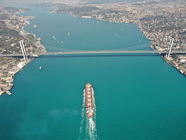 Foto - İstanbul Boğazı'nda muhteşem görüntü!