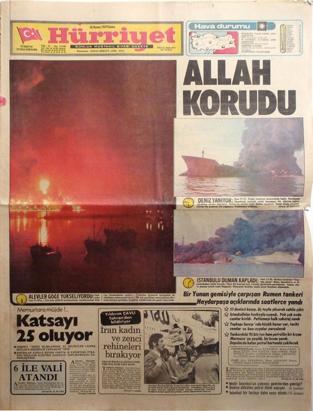 Foto - İstanbul büyük bir felaketten kurtuldu! İşte şehri tehlikeye atan gemi kazaları