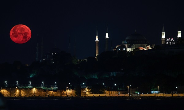 Foto - İstanbul dolunayda bir başka güzel
