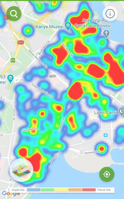 Foto - İstanbul hangi ilçede koronavirüs vakası yoğunlukta? İstanbul ilçe ilçe koronavirüs haritası