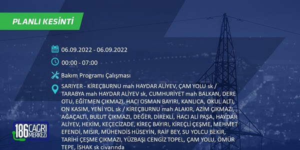 Foto - İstanbul hangi ilçelerde elektrikler kesilecek? 6-7 Eylül BEDAŞ planlı kesinti saatleri: 