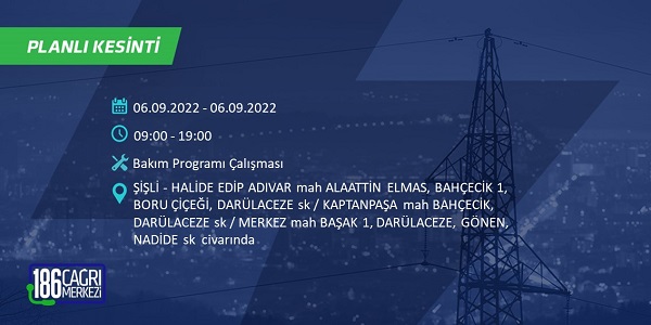 Foto - İstanbul hangi ilçelerde elektrikler kesilecek? 6-7 Eylül BEDAŞ planlı kesinti saatleri: 