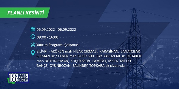 Foto - İstanbul hangi ilçelerde elektrikler kesilecek? 6-7 Eylül BEDAŞ planlı kesinti saatleri: 