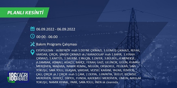 Foto - İstanbul hangi ilçelerde elektrikler kesilecek? 6-7 Eylül BEDAŞ planlı kesinti saatleri: 