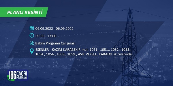 Foto - İstanbul hangi ilçelerde elektrikler kesilecek? 6-7 Eylül BEDAŞ planlı kesinti saatleri: 
