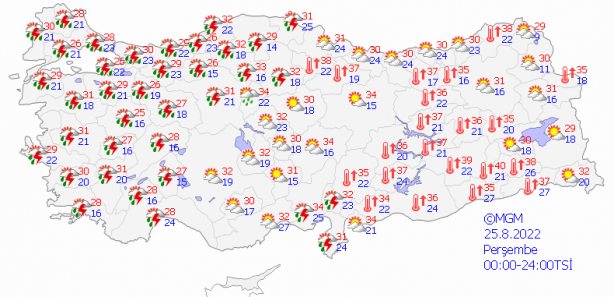 Foto - İstanbul hava yarın nasıl olacak? 25 Ağustos Perşembe günü hava durumu İzmir, Ankara
