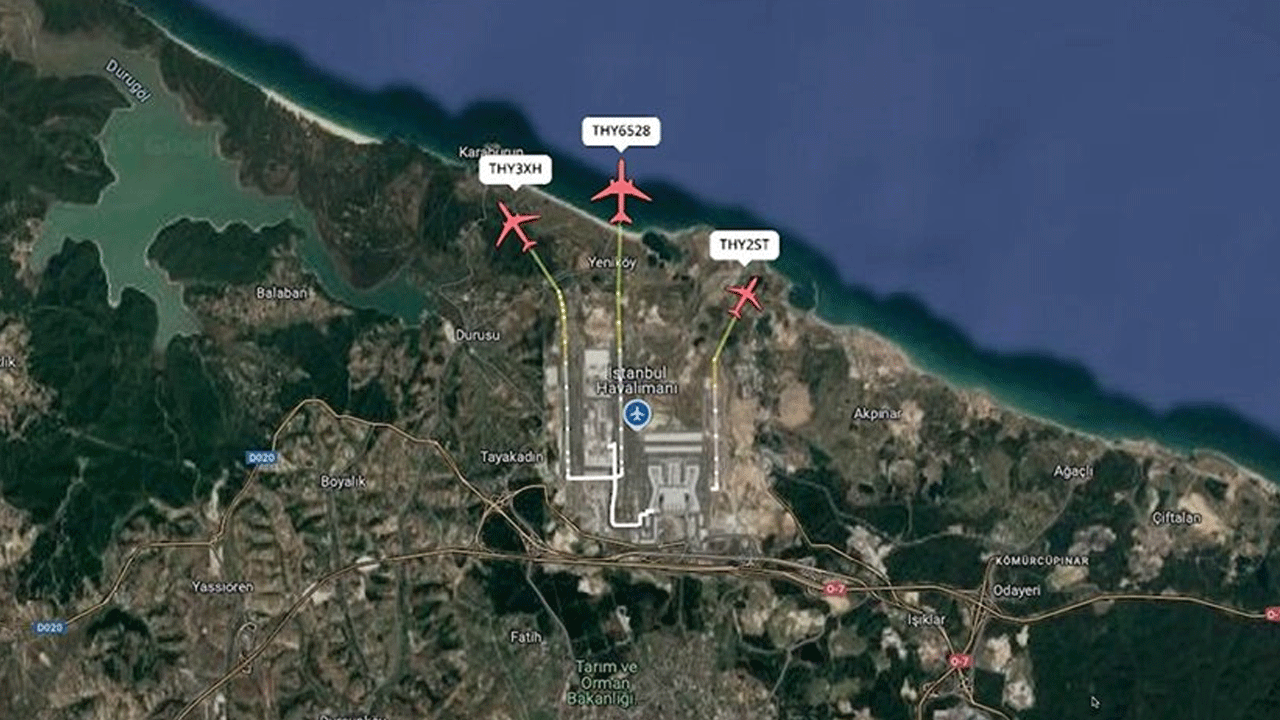 Foto - İstanbul Havalimanında bir ilk daha! Üçlü pist operasyonu rekor getirdi