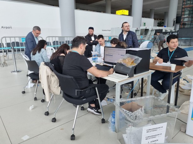 İstanbul Havalimanı’nda oy sayımı sona erdi
