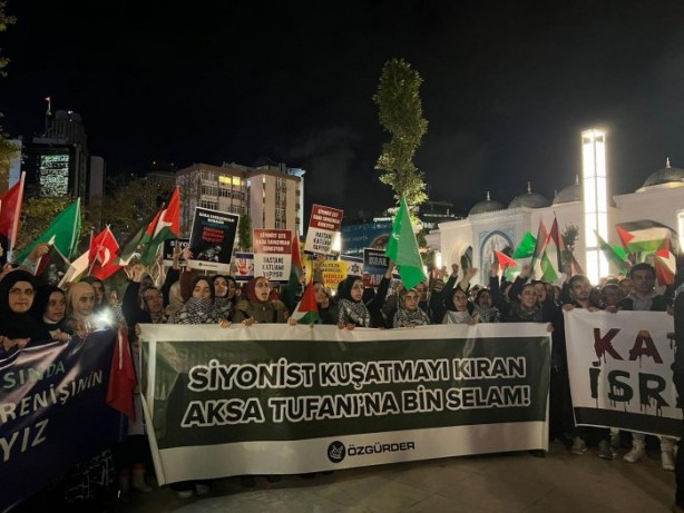 Foto - İstanbul haykırdı: 'Siyonist elçilik kapatılsın!'