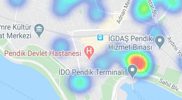 Foto - İstanbul ilçeleri koronavirüs vaka sayısı İstanbul korona yoğunluk haritası