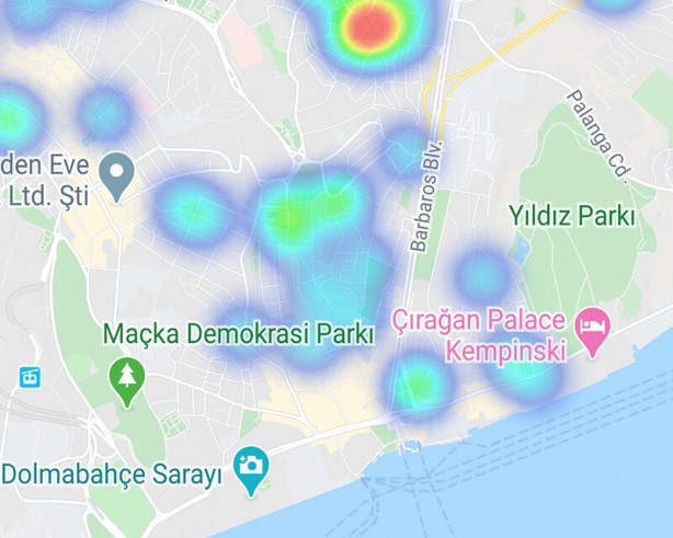 Foto - İstanbul ilçeleri koronavirüs vaka sayısı İstanbul korona yoğunluk haritası