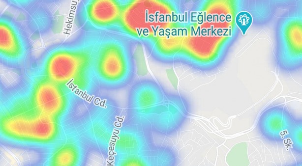 Foto - İstanbul ilçeleri koronavirüs vaka sayısı İstanbul korona yoğunluk haritası