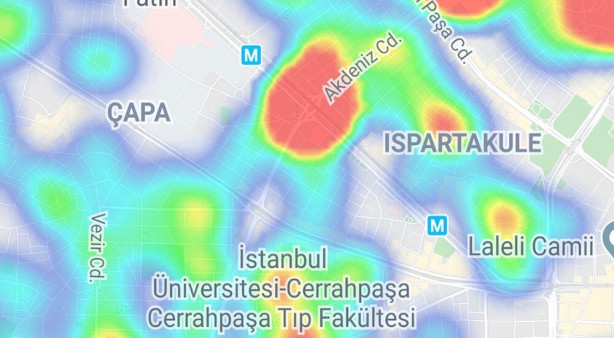 Foto - İstanbul ilçeleri koronavirüs vaka sayısı İstanbul korona yoğunluk haritası