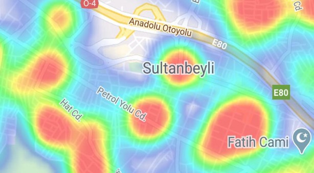 Foto - İstanbul ilçeleri koronavirüs vaka sayısı İstanbul korona yoğunluk haritası
