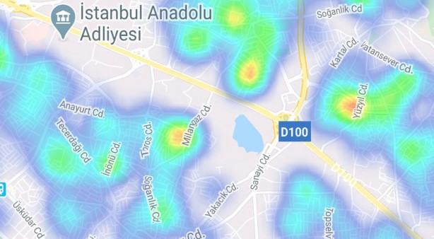 Foto - İstanbul ilçeleri koronavirüs vaka sayısı İstanbul korona yoğunluk haritası