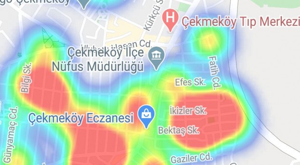 Foto - İstanbul ilçeleri koronavirüs vaka sayısı İstanbul korona yoğunluk haritası