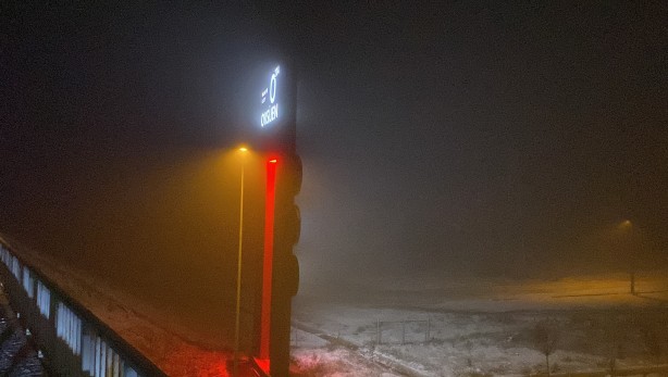 Foto - İstanbul - İzmir Otoyolu Balıkesir mevkiinde görüş 50 metreye düştü