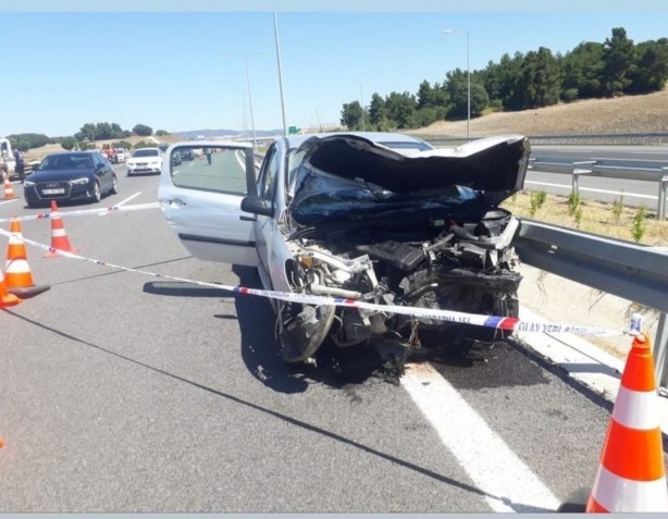 Foto - İstanbul-İzmir Otoyolunda feci kaza: 1 ölü, 7 yaralı