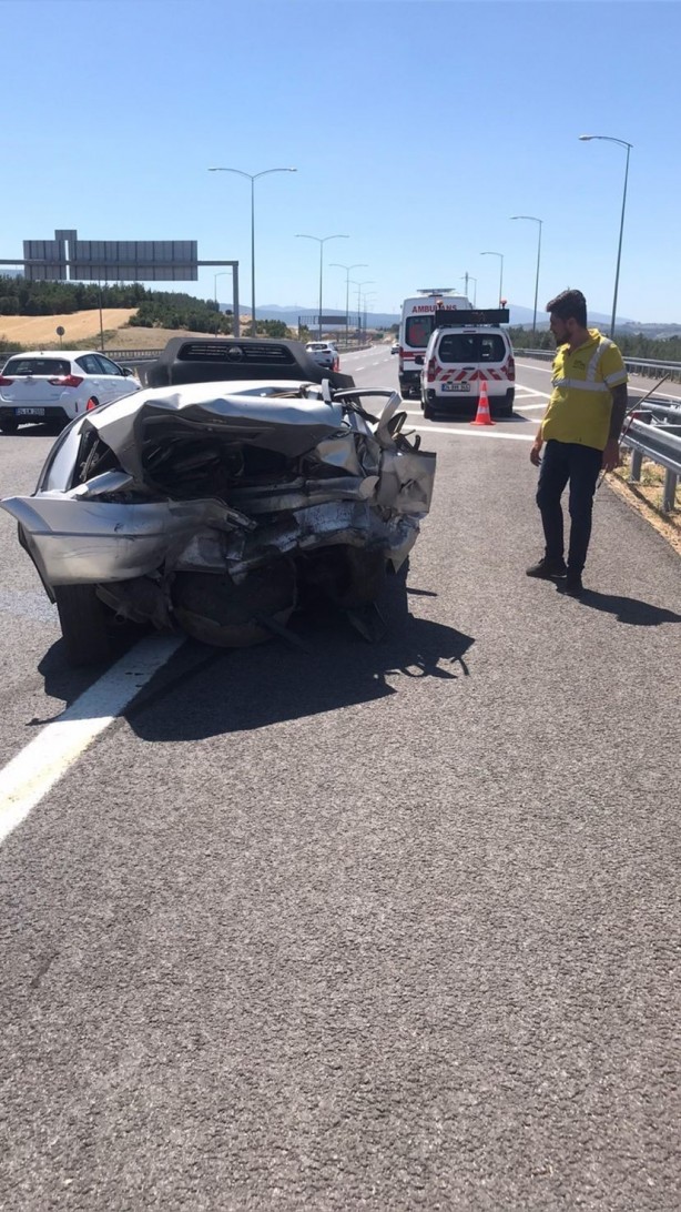 İstanbul-İzmir Otoyolunda feci kaza: 1 ölü, 7 yaralı