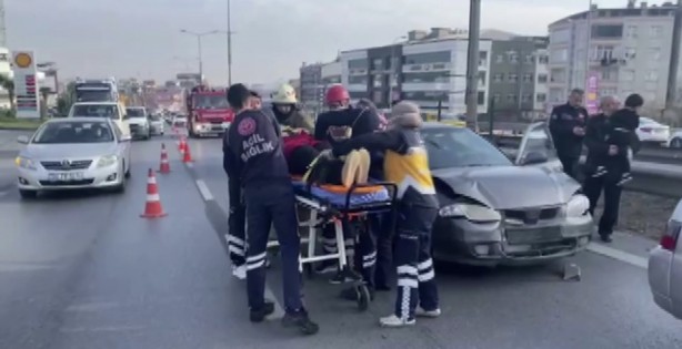 İstanbul trafiğini kilitleyen zincirleme kaza