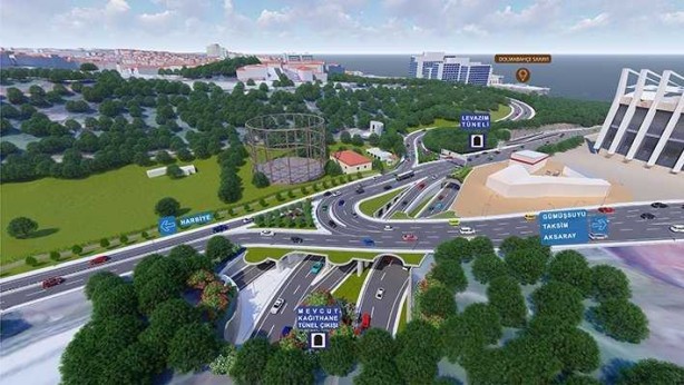 Foto - İstanbul trafiğini rahatlatacak proje havadan görüntülendi