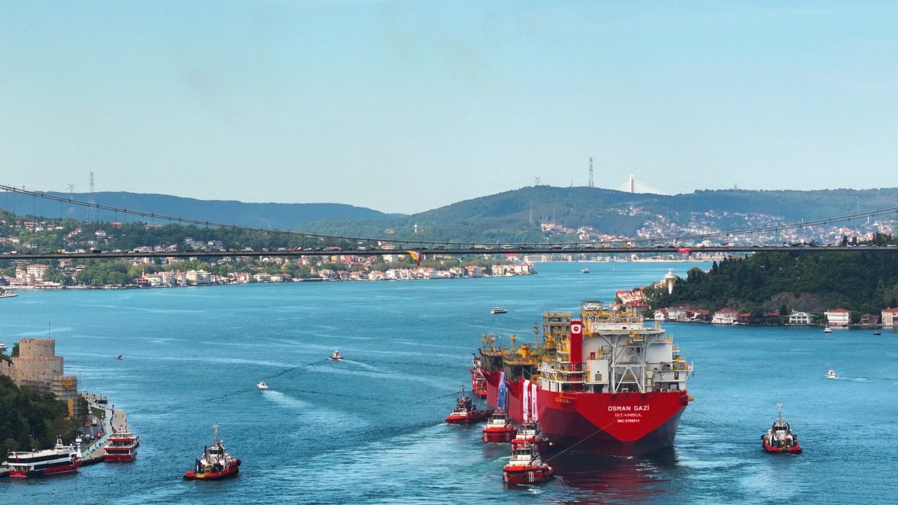Foto - İstanbul’a fetih selamı: Türkiye'nin son enerji devi Osman Gazi’yi, Başkan Erdoğan uğurladı