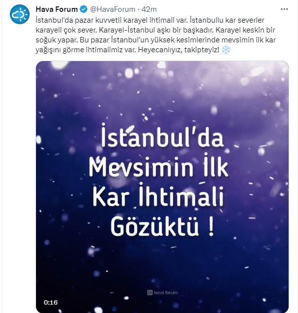 Foto - İstanbul'a ilk kar yağışı için tarih verildi! Duyanlar heyecanlandı! Şehir merkezlerinde de etkisini gösterecek