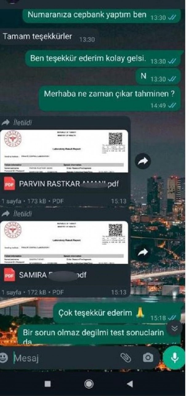 Foto - İstanbul'da akılalmaz sahtekarlık! WhatsApp ile sahte PCR testi veriyorlar