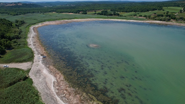 Foto - İstanbul'da barajlar çekildi! Kavurucu sıcaklar tarihi yolu ortaya çıkardı 