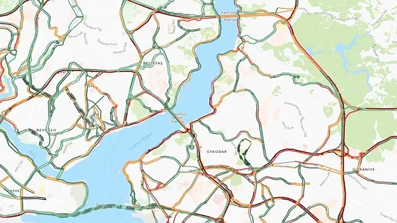 Foto - İstanbul’da bayram trafiği kilitlendi! Yoğunluk yüzde 76’yı aştı